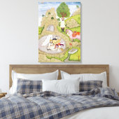 ルスタムが白鬼を殺す キャンバスプリント (インサイチュ (寝室))