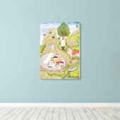 ルスタムが白鬼を殺す キャンバスプリント (インサイチュ (ウッドフロア))