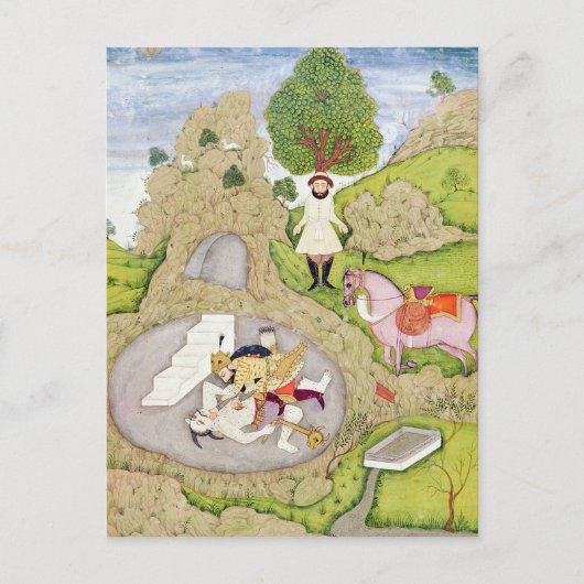 ルスタムが白鬼を殺す ポストカード (正面)