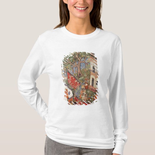 ルスタムは、自分を裏切った少女を発見する Tシャツ (正面)