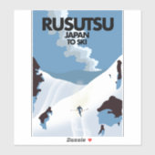 ルスツリゾート スキープリント シール (シート)