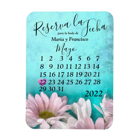 ルスティコマルガリータフローラアクアレレセルバラフェハ マグネット (縦)