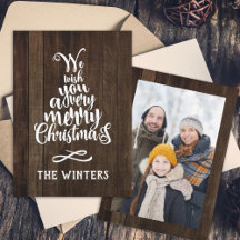 ルスティックウッドのクリスマスツリー文字の写真