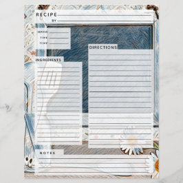 ルスティックカントリーバーラップレシピインサート