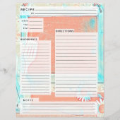 ルスティックカントリーバーラップレシピインサート (裏面)