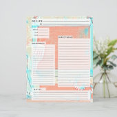 ルスティックカントリーバーラップレシピインサート (スタンド正面)