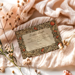 ルスティック・ザクロ・ヴィンテージ・ディーパーレッフル エンクロージャーカード