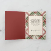 ルスティック レッド グリーン プライド/ホリー アーチ 1 枚の写真 シーズンカード (内部)