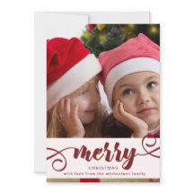 ルスティック レッド ホーリー フォト クリスマス ホリデー