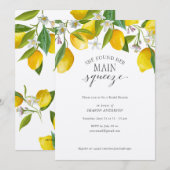 ルスティック レモン 彼女は大切な人を見つけた ブライダル 招待状 (正面/裏面)