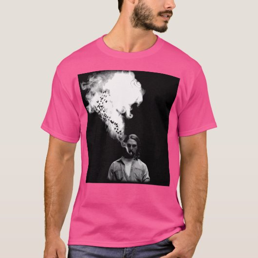 ルスティンコールからの真の探偵喫煙Aタバコ Tシャツ (正面)