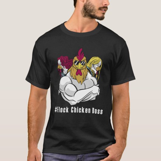 ルスティージチキンフックチキンボス Tシャツ (正面)