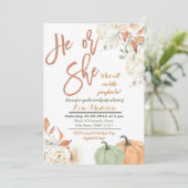 ルストラルド・フォールシャワー オレンジ色の性別発表 招待状 (スタンド正面)