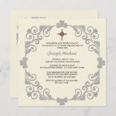 ルストロススクエア宗教招待状 招待状 (正面/裏面)