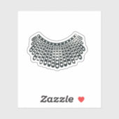 ルスバダーギンズバーグの反対の襟 シール (シート)