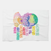 ルスバダーギンズバーグの女性は全ての場所に属している キッチンタオル (横)