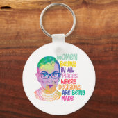 ルスバダーギンズバーグの女性は全ての場所に属している キーホルダー (裏面)