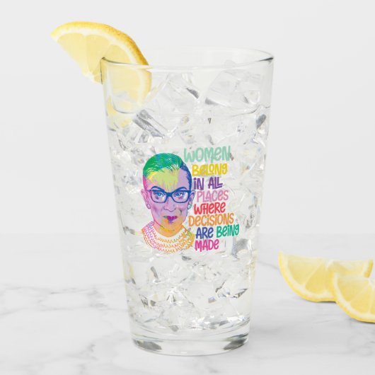 ルスバダーギンズバーグの女性は全ての場所に属している タンブラーグラス (アイス正面)