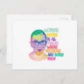 ルスバダーギンズバーグの女性は全ての場所に属している ポストカード (正面/裏面)