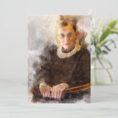 ルスバダーギンズバーグジャッジローブポートレート サンキューカード (スタンド正面)