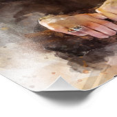 ルスバダーギンズバーグジャッジローブポートレート フォトプリント            (角)