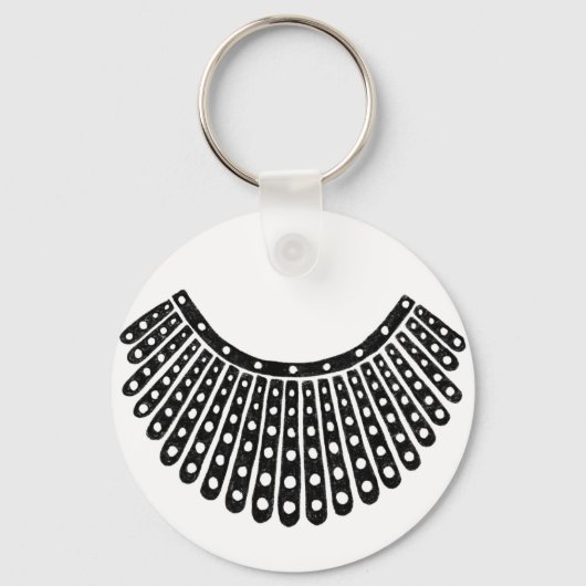 ルスバダーギンズバーグノスタッドラングカラー キーホルダー (正面)