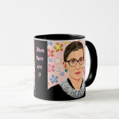 ルスバダーギンズバーグフローラがある時9カップ マグカップ (正面右)