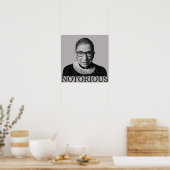 ルスバダーギンズバーグポスター ポスター (キッチン)