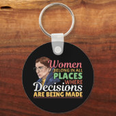 ルスバダーギンズバーグ婦人弁護士判事 キーホルダー (正面)