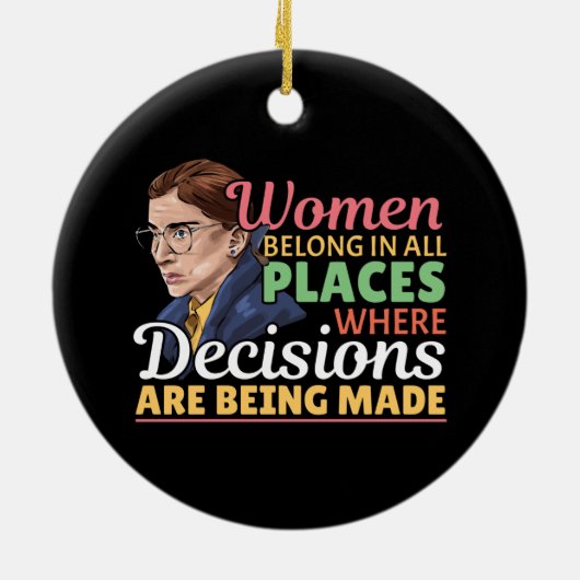 ルスバダーギンズバーグ婦人弁護士判事 セラミックオーナメント (裏面)