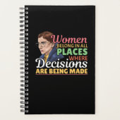 ルスバダーギンズバーグ婦人弁護士判事 プランナー手帳 (正面)