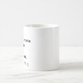 ルスバダーギンズバーグ引用文 コーヒーマグカップ (中央)