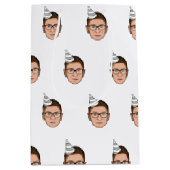 ルスバダーギンズバーグ誕生日 ミディアムペーパーバッグ (正面)