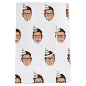 ルスバダーギンズバーグ誕生日 ミディアムペーパーバッグ (裏面)