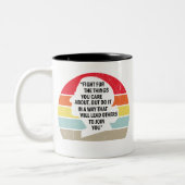 ルスバダーギンズバーグ ツートーンマグカップ (左)