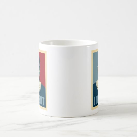 ルスバダーギンズバーグI異論ポップ・アートのの芸術 コーヒーマグカップ (中央)