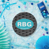 ルスバダーギンズバーグRBG最高裁判所フェミニスト ペーパープレート (パーティー)