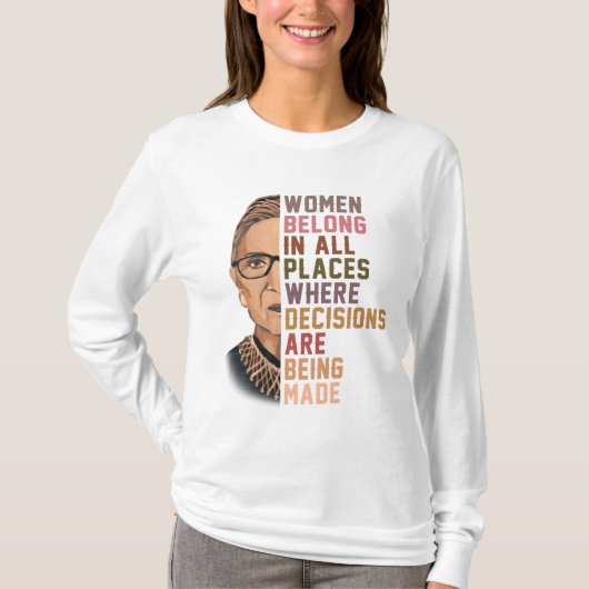 ルスバダーギンズバーグRBG Tシャツ (正面)