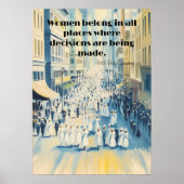 ルスバダーギンズベルグ婦人参政権 ポスター (正面)