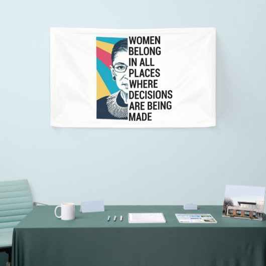 ルスバダー引用文ズブルグ引用文 横断幕 (トレードショー)