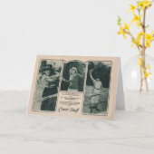 ルスローランド1922ヴィンテージポートレートカードテニス カード (黄色い花)