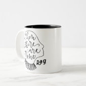 ルス・バダー・ギンスバーグ、9世銀行あり ツートーンマグカップ (正面左)