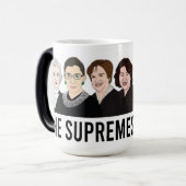 ルス·バダー·ギンスブルグ·マグ最高裁女性 モーフィングマグカップ (正面左)
