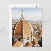 "ルセディフィレンツェ"ドゥオモイタリアの水色 ポストカード (正面/裏面)