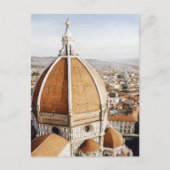 "ルセディフィレンツェ"ドゥオモイタリアの水色 ポストカード (正面)