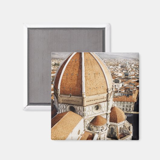 "ルセディフィレンツェ"ドゥオモイタリアの水色 マグネット (正面/裏面)