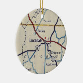 ルセデールMSヴィンテージマップ セラミックオーナメント (右)