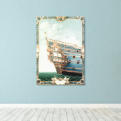 ルソレイユの後王室の城 キャンバスプリント (インサイチュ (ウッドフロア))