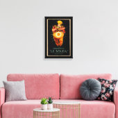 ルソレイユコンサーズヴィンテージアド キャンバスプリント (インサイチュ (リビング))