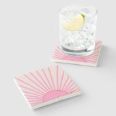 ルソレイユ01サンピンクサンシャイン ストーンコースター (横)